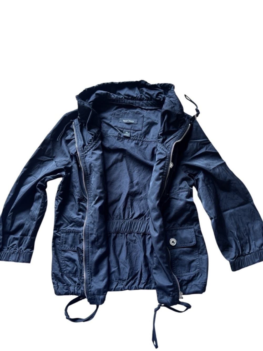 White House Black Market Black Utility Jacket Size 10